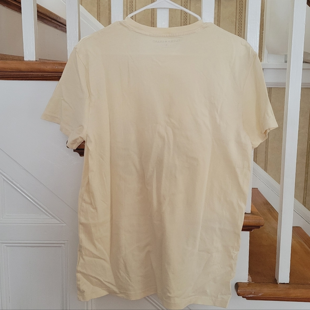 LUCKY BRAND Cotton Graphic Tee Size Small - Picture 2 of 7